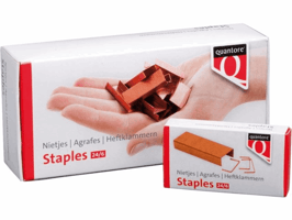 Nieten Quantore 24/6 verkoperd 1000 stuks