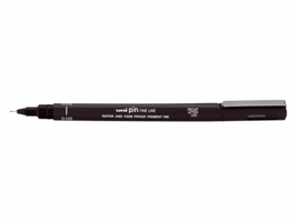 Fineliner Uni-ball Pin 0.05mm zwart