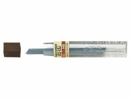 Potloodstift Pentel HB 0.3mm zwart koker à 12 stuks