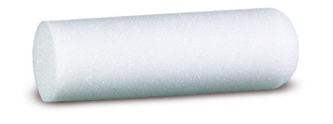 Radiatorrol, 11 cm, schuim super fijn, beugelzijdig rond