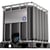IBC-container met VN-goedkeuring, UV-bescherming inhoud 1000 l, zwart op kunststof pallet