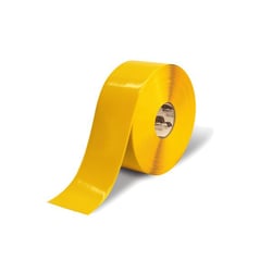Vloermarkeringstape LINE PLAN breedte 100 mm geel, zelfklevend