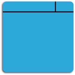 Post-its l x b = 100x100 mm, VE = 10 stuks lichtblauw