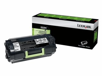 TONERCARTRIDGE LEXMARK 52D2H00 PREBATE 25K ZWART artikel afbeelding