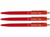BALPEN QUANTORE DRUKKNOP EN METALEN CLIP ROOD artikel afbeelding