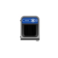 Afvalbak voor kringloopmateriaal Configure™ inhoud 87 l roestvast staal