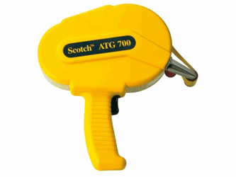 PLAKBANDHOUDER SCOTCH ATG 700 GEEL  artikel afbeelding