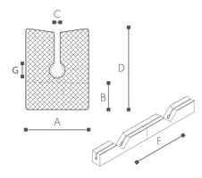 Nomapack WS schuimprofiel, 33x26 Edge Pad CBC (Haspel 460 m)