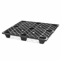 Industriële pallet van kunststof l x b = 1200x1000 mm, statisch draagvermogen 1600 kg VE = 10 st.