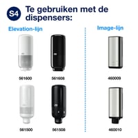 Alcoholgel Tork S4 voor handdesinfectie ongeparfumeerd 1000ml 424103
