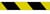 tesa® Markeringstape Premium 50 mm x 66 m, zwart/geel (rol 66 meter)