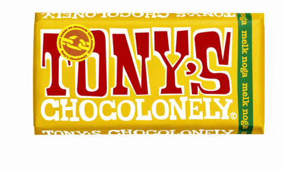 TONY'S CHOCOLONELY MELK NOGA 180GR artikel afbeelding