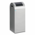 Zelfdovende afvalbak voor kringloopmateriaal inhoud 60 l, b x h x d = 320x800x320 mm zilver, klep antraciet
