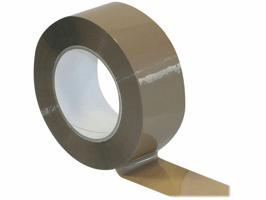 Pressel Verpakkingstape bruin PP, 50mmx200m (pak 6 x 200 meter)