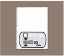 Draadrug Fellowes 10mm 34-rings A4 wit 100 stuks