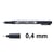 Fineliner edding 1880 0,4mm zw/ds10