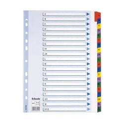 Tabblad Esselte 11r A4 karton A-Z