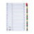 Tabblad Esselte 11r A4 karton A-Z