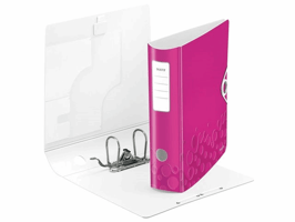Leitz Active WOW ordner 82mm A4 polyfoam roze