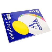 Papier CF A4 160g zonnegeel/pk50v
