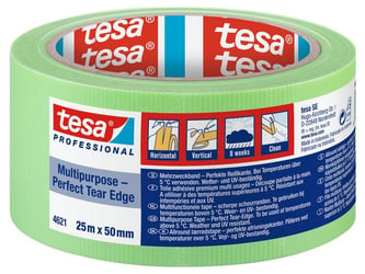 tesa® Multi-Functionele Markeertape Outdoor, 50 mm x 25 m (rol 25 meter) artikel afbeelding