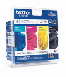 INKCARTRIDGE BROTHER LC-1100 ZWART 3 KLEUREN artikel afbeelding