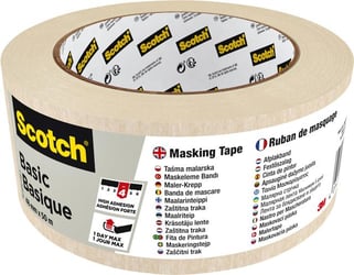 Afplaktape Scotch Basic 48mmx50m beige artikel afbeelding