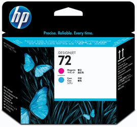 PRINTKOP HP 72 C9383A ROOD BLAUW artikel afbeelding