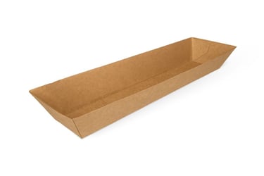 FSC® Kraft snackbakje A16 185x35x33mm