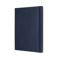Notitieboek Moleskine XL 190x250mm lijn soft cover sapphire blue