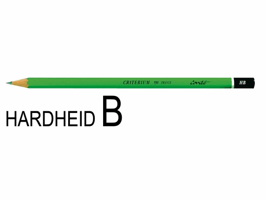 Potlood Bic Criterium 550 zeshoekig B