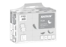 Handdoek Katrin 61600 W-vouw Plus 3laags 20,3x32cm 25x90st