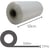 Machinewikkelfolie 50cm breed 23my Transparant