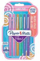 Fineliner Paper Mate Flair Candy Pop! medium assorti blister à 6 stuks