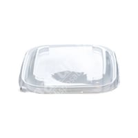RPET deksel voor BOX-500ML/170X170X35MM-BRUIN en BOX-750ML/170X170X52MM-BRUIN, kleur bruin