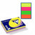 Clairefontaine Trophee kopieerpapier assortipak A4 210x297mm 80gr. Kleur: Fluor Geel-Oranje- Groen-Roze art.nr 1705 artikel afbeelding