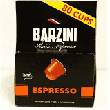Koffie capsules Barzini Espresso 80/ds6