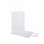 Papieren draagtas met gedraaide handgreep 32+12x41cm, 100 grams, kleur wit artikel afbeelding
