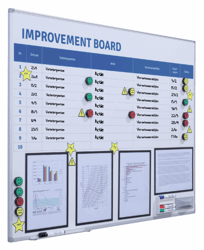 VERBETERBORD + STARTERKIT VISUAL MANAGEMENT 90X120CM artikel afbeelding
