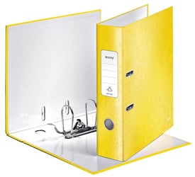 Ordner Leitz WOW 180° A4 80mm karton geel artikel afbeelding