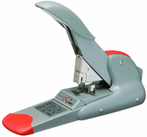 Nietmachine Rapid Supreme duax heavy duty 170 vel zilver/oranje