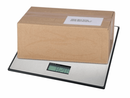Pakketweger MAUL Global 50kg metalen plateau 32x32cm inclusief batterij zwart