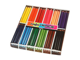 Colortime Kleurpotloden Jumbo, Lijndikte 5mm, Assorti (doos 144 stuks)