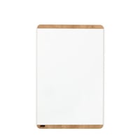 Whiteboard NATURAL frame in houtlook, bord wit