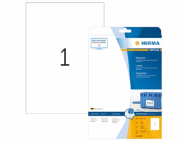 Etiket HERMA 4824 210x297mm A4 wit 25stuks