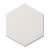 Design whiteboard plaatstaal, geëmailleerd - zeshoekig Ø 1180 mm, wit