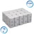 Handdoek KC Scott i-vouw 1-laags 21x20cm wit 15x304st 6689