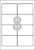 Etiket Avery L4745REV-25 96x63.5mm afneembaar wit 200stuks