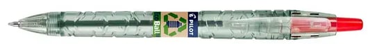 Balpen Pilot B2P Begreen Ecoball rood medium