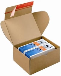Colompac Postbox 240x170x45mm Bruin met zelfklevende sluiting. CP080.05